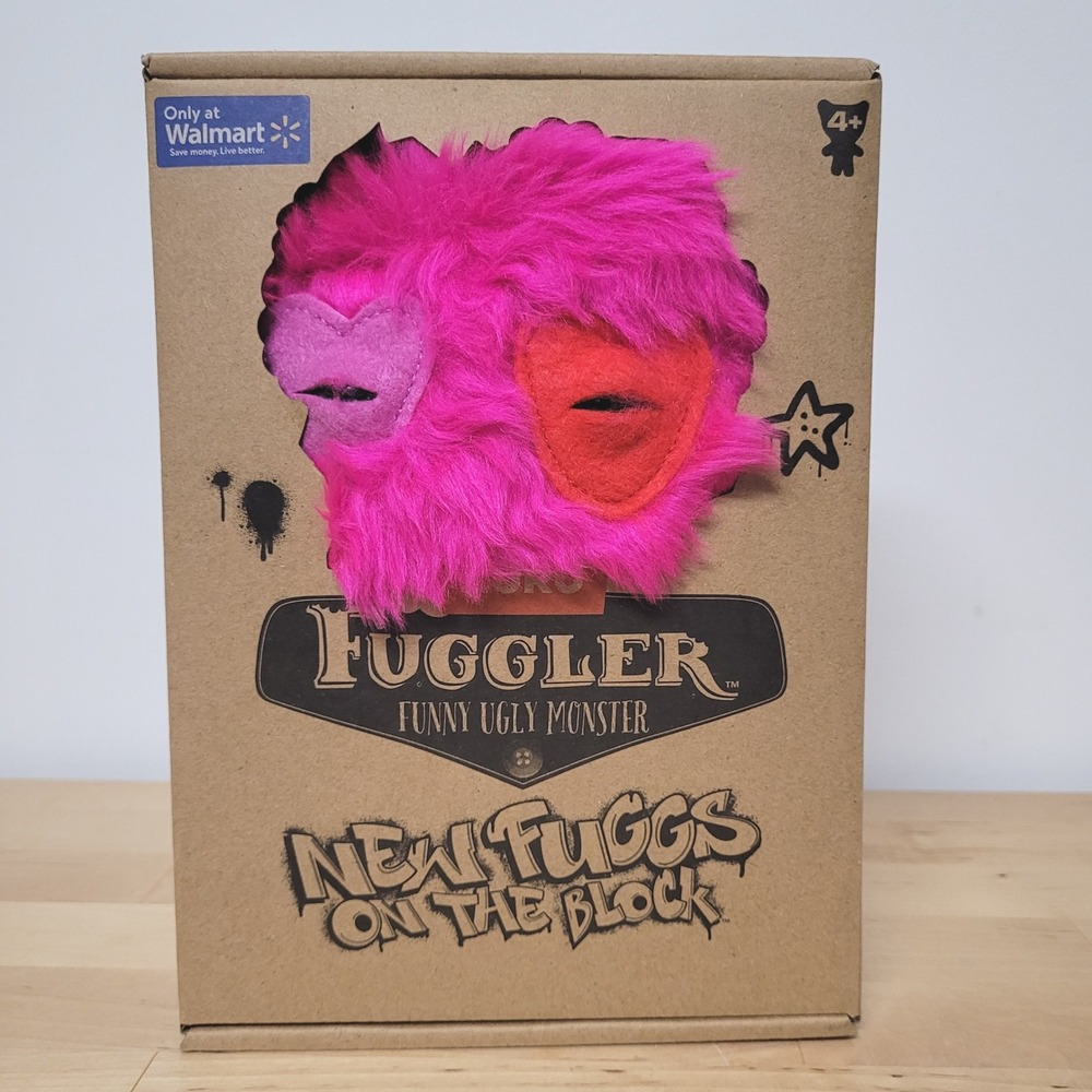 Zuru Fuggler Plush Toy Unisex One Size Pink Captain Cardiac Heart Eyes Monster